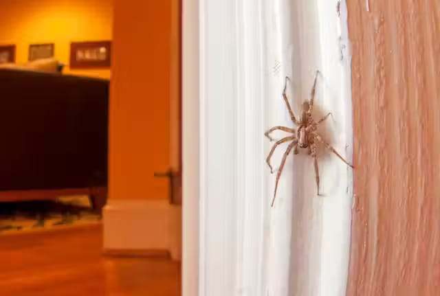 - Minuterie d'araignée dans une maison, service de lutte antiparasitaire SOS Extermination, contrôle des nuisibles à domicile.
